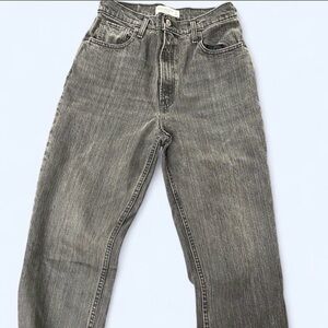 Abercrombie & Fitch Men's Charcoal Jeans